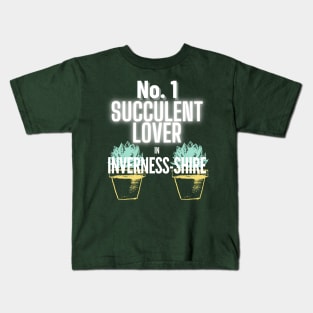 No.1 Succulent Lover In Inverness-shire Kids T-Shirt